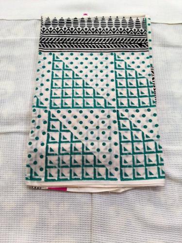 Pedalloom Block Printed Cotton Sarees